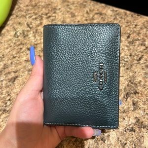 COACH SMALL SNAP WALLET WITH COLORBLOCK INTERIOR